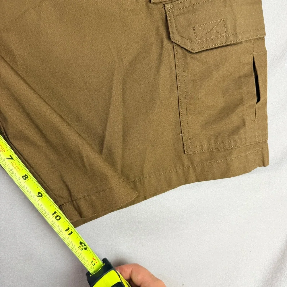 5.11 Tactical Mens Ripstop Cargo Shorts Coyote Brown Multi-Pocket Size 42